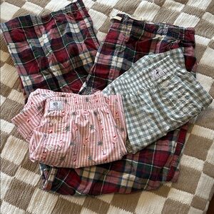 Abercrombie & Fitch Plaid Chinos - Red, Green, and White